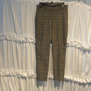 Women’s Plaid Pants - Gray and Brown